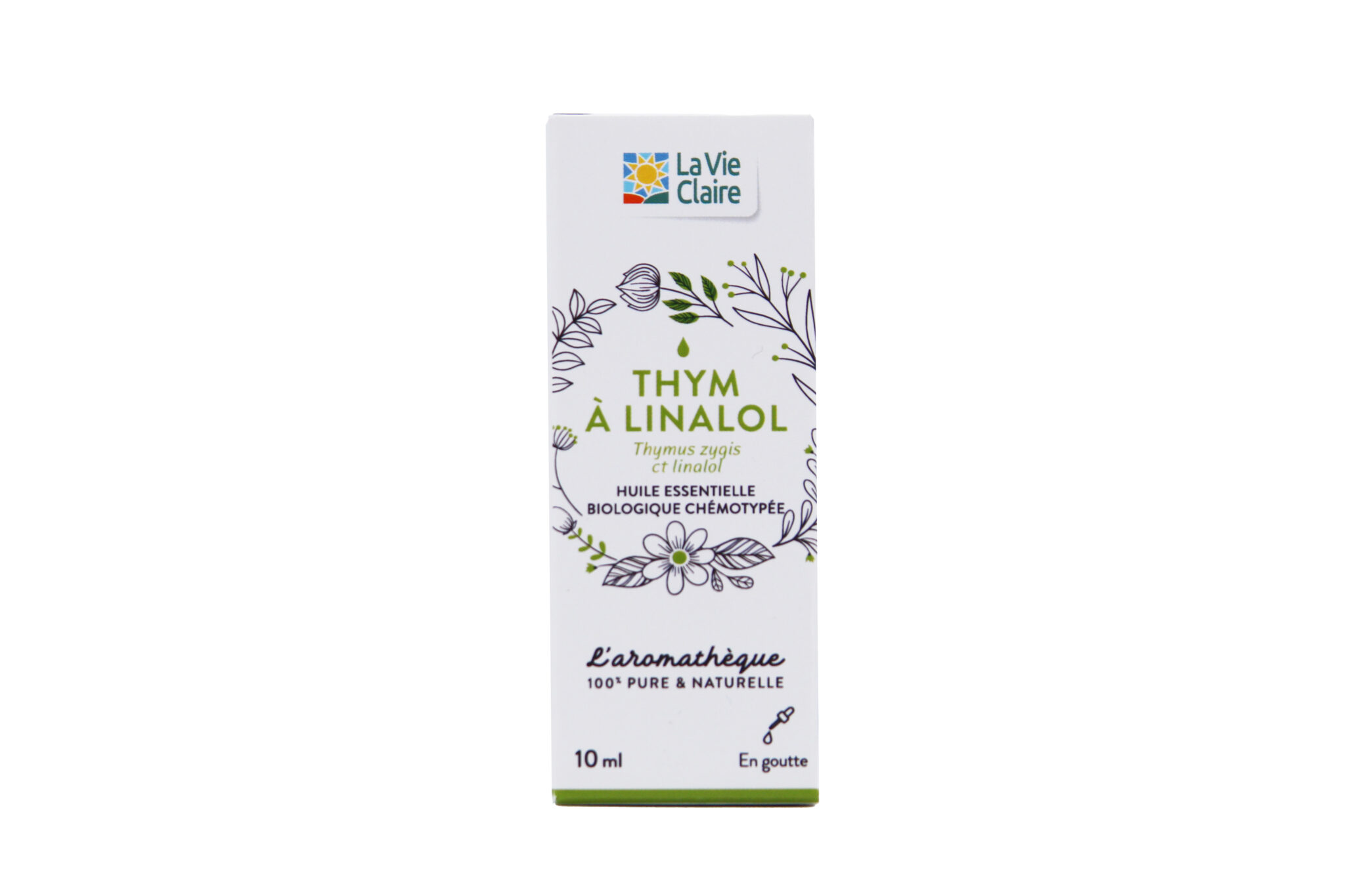 Huile essentielle thym zygis linalol bio