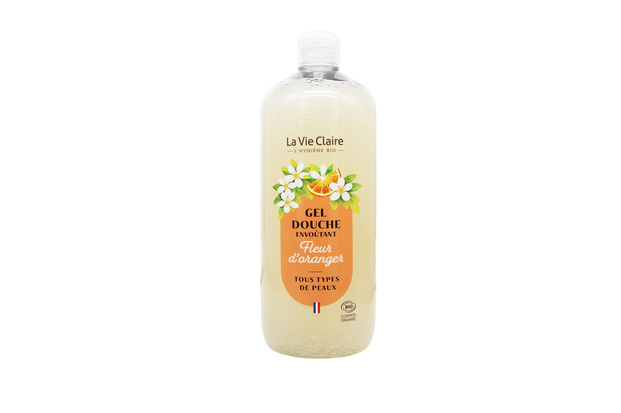 Gel douche fleur d'oranger.