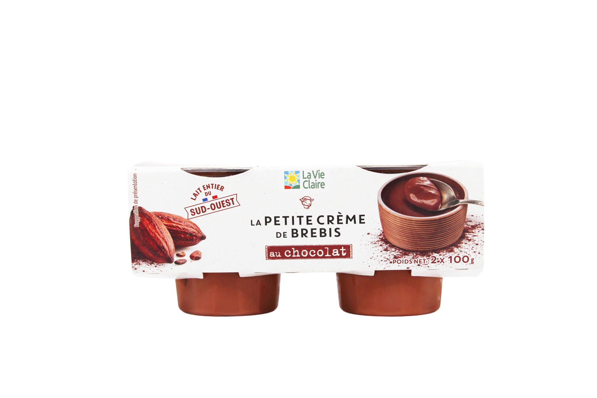 La petite crème de brebis au chocolat