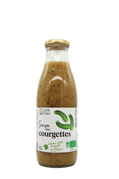 Soupe de courgettes bio