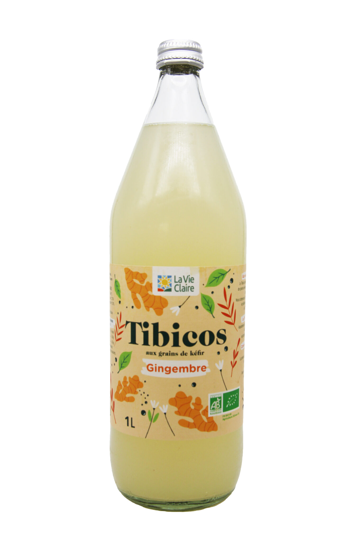 Tibicos aux grains de kéfir et gingembre bio