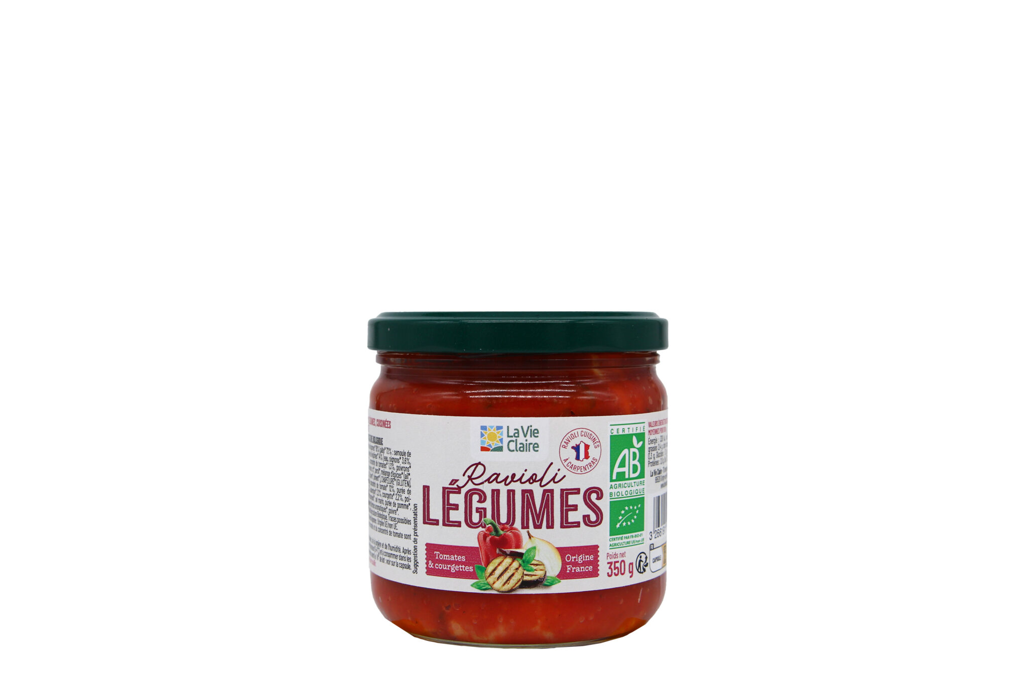 Ravioli aux légumes bio