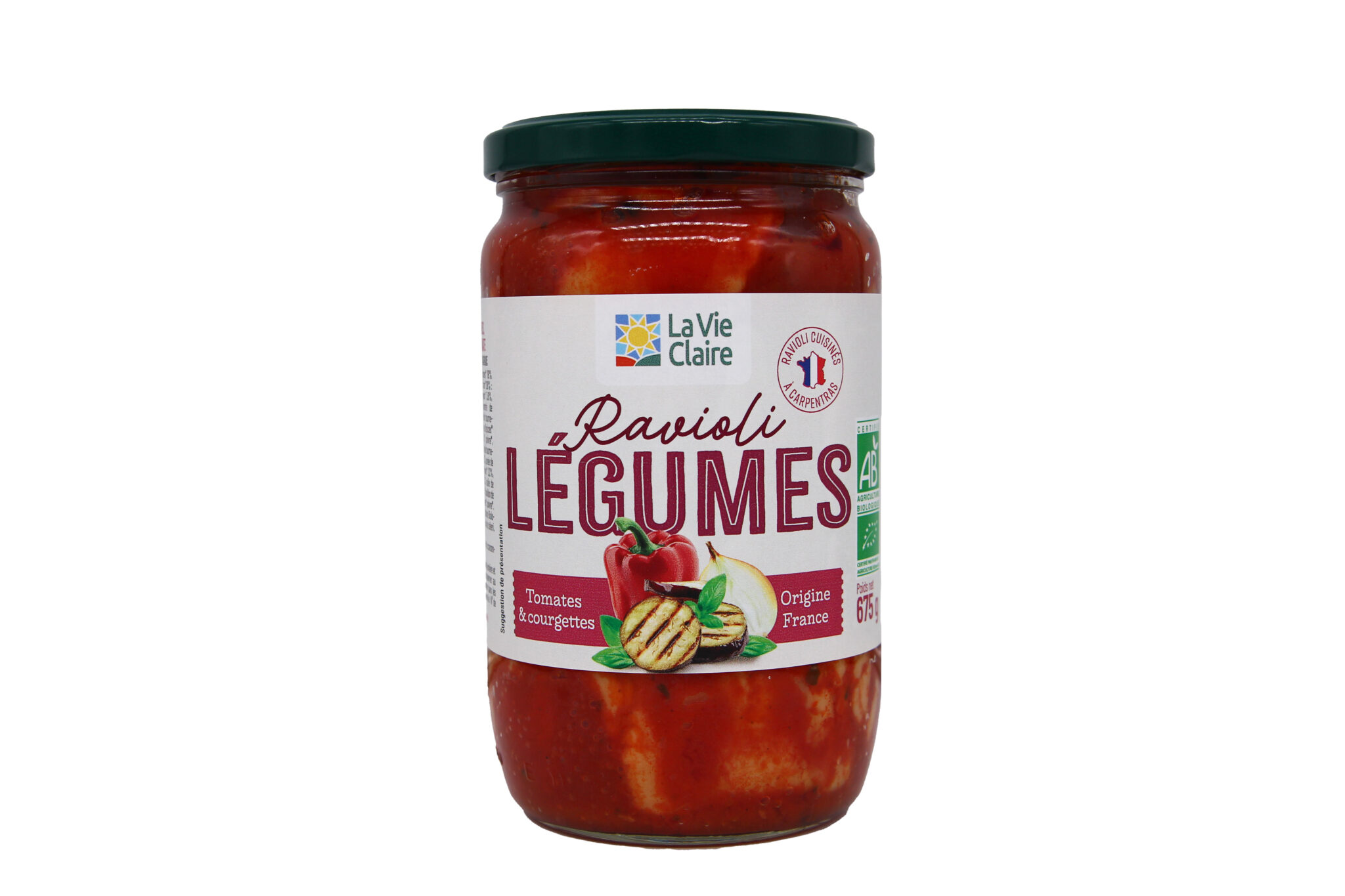 Ravioli aux légumes bio