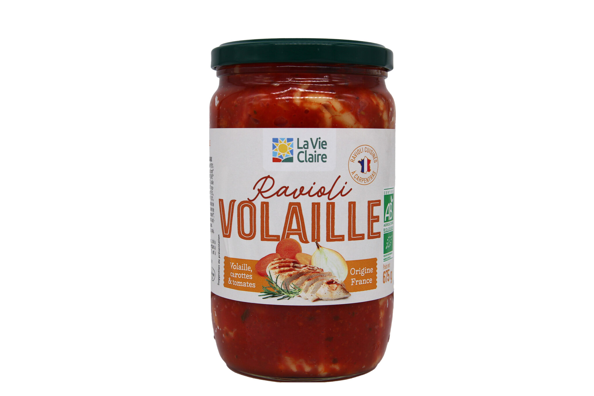 Ravioli à la volaille bio
