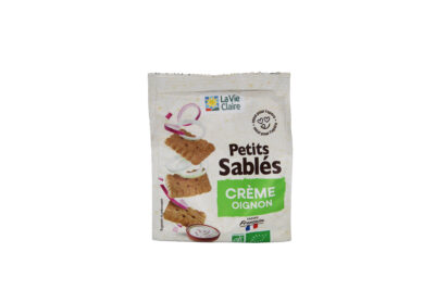 Sablés apéritifs crème oignon