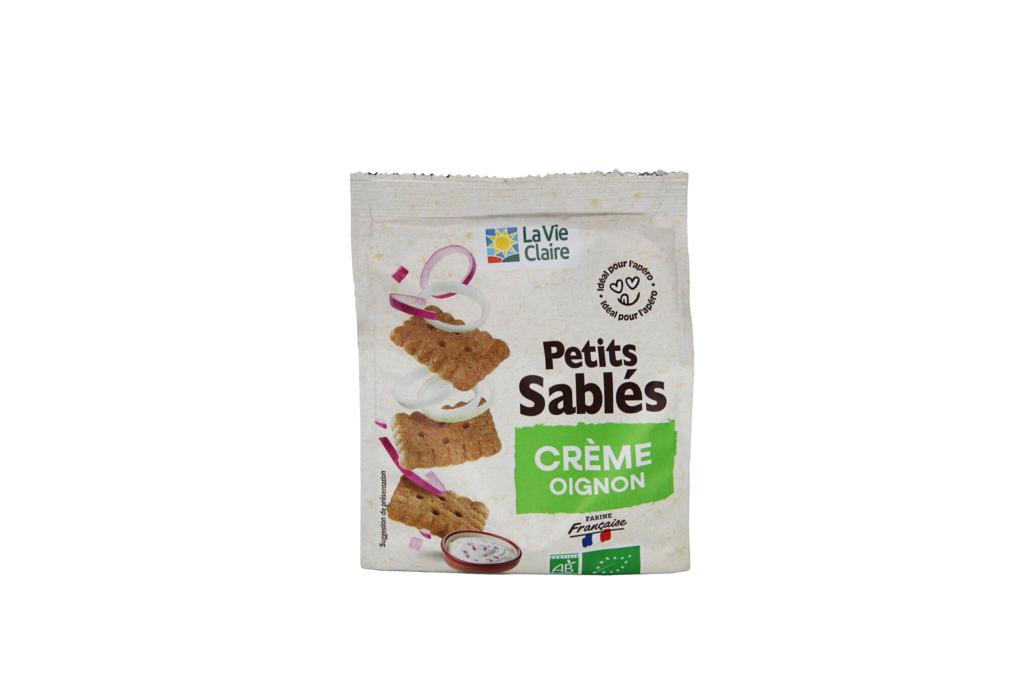 Sablés apéritifs crème oignon