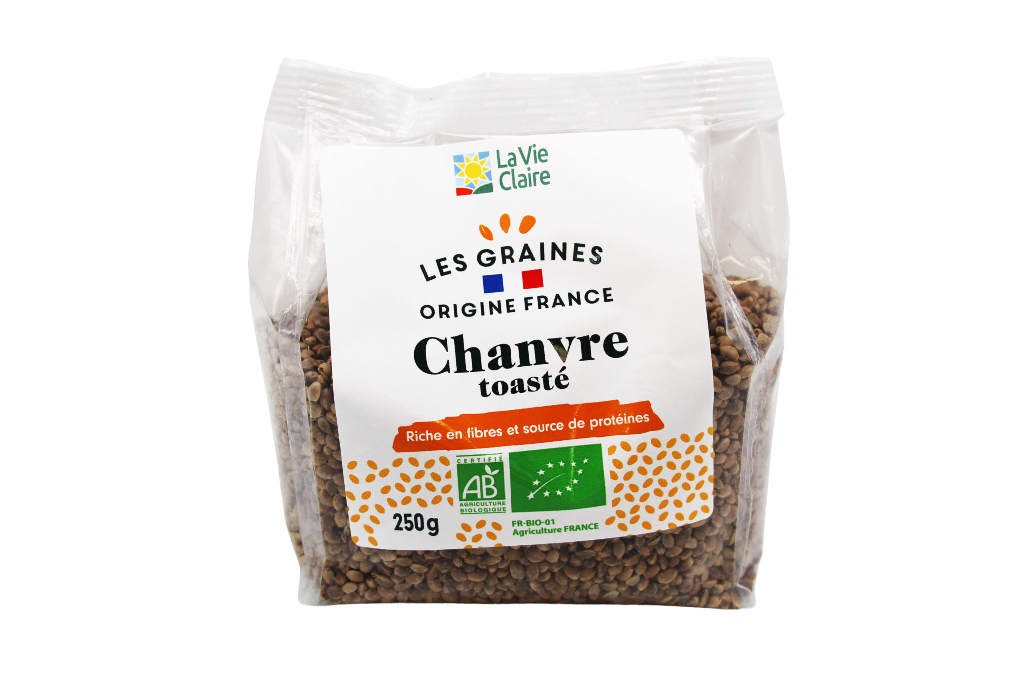 Chanvre toasté bio