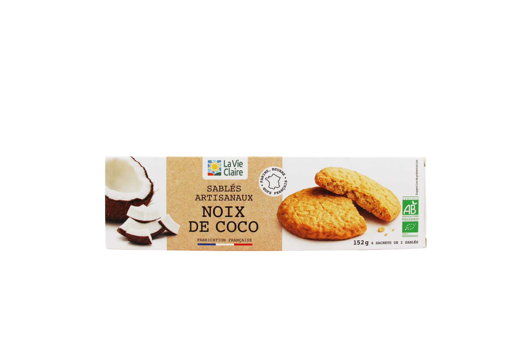 Sablés noix de coco bio