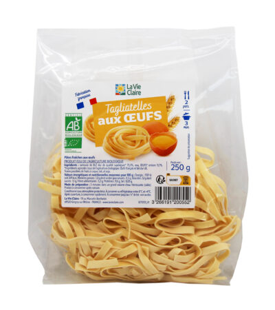 Tagliatelles aux oeufs BIO