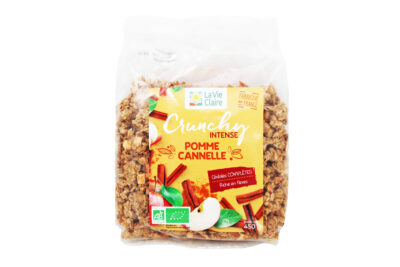 Crunchy à la pomme et la canelle bio