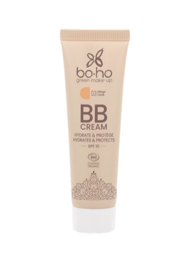 BB crème teinte beige dorée bio