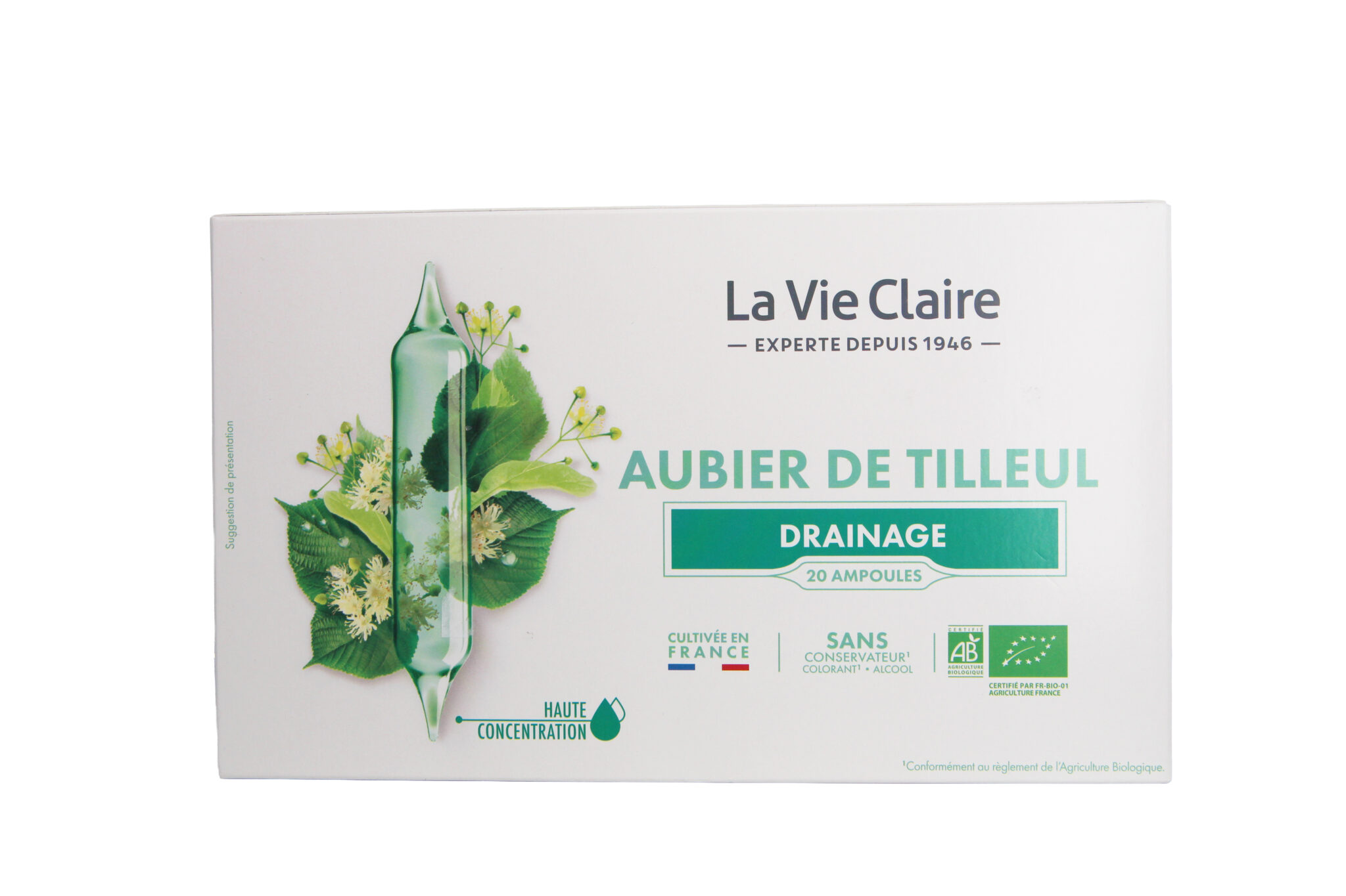 Aubier de tilleul en ampoule